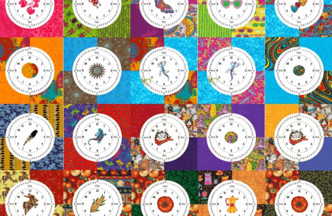 ENDED A work of art in a teaching clock