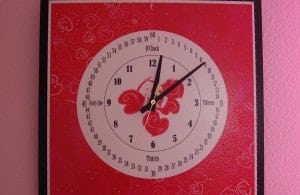 ellen clock pink ellen clock pink