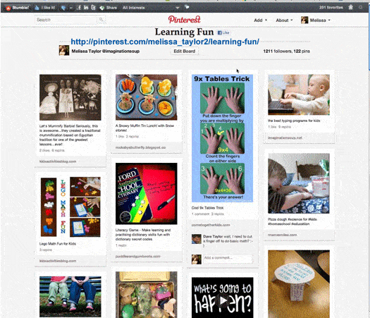 pinterest learning fun board Soup Scoop   Best Links of the Week