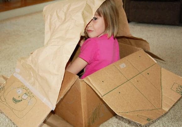 airplane box Toys That Require Imagination . . . Cardboard