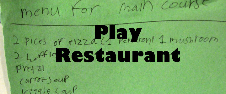 Pretend Play Restaurant