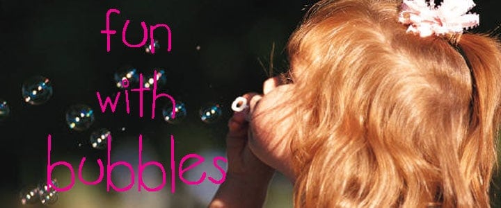 Fun With Bubbles – Make Your Own Solution & Wands