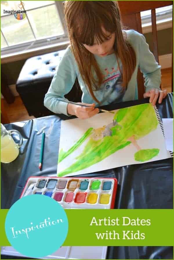 LOTS of fantastic ideas for artist dates with kids