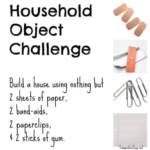 Household Object Challenges for Kids