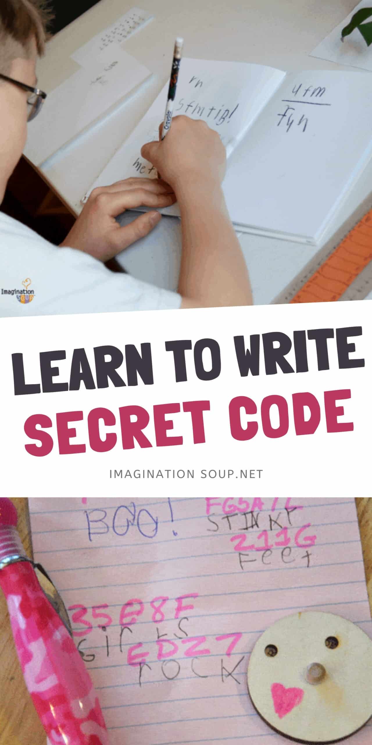 teach kids to write in secret code