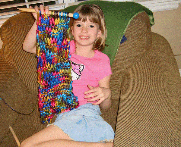 Knitting with Kids