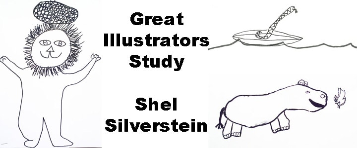Great Illustrators Study – Shel Silverstein (plus some poetry, too)