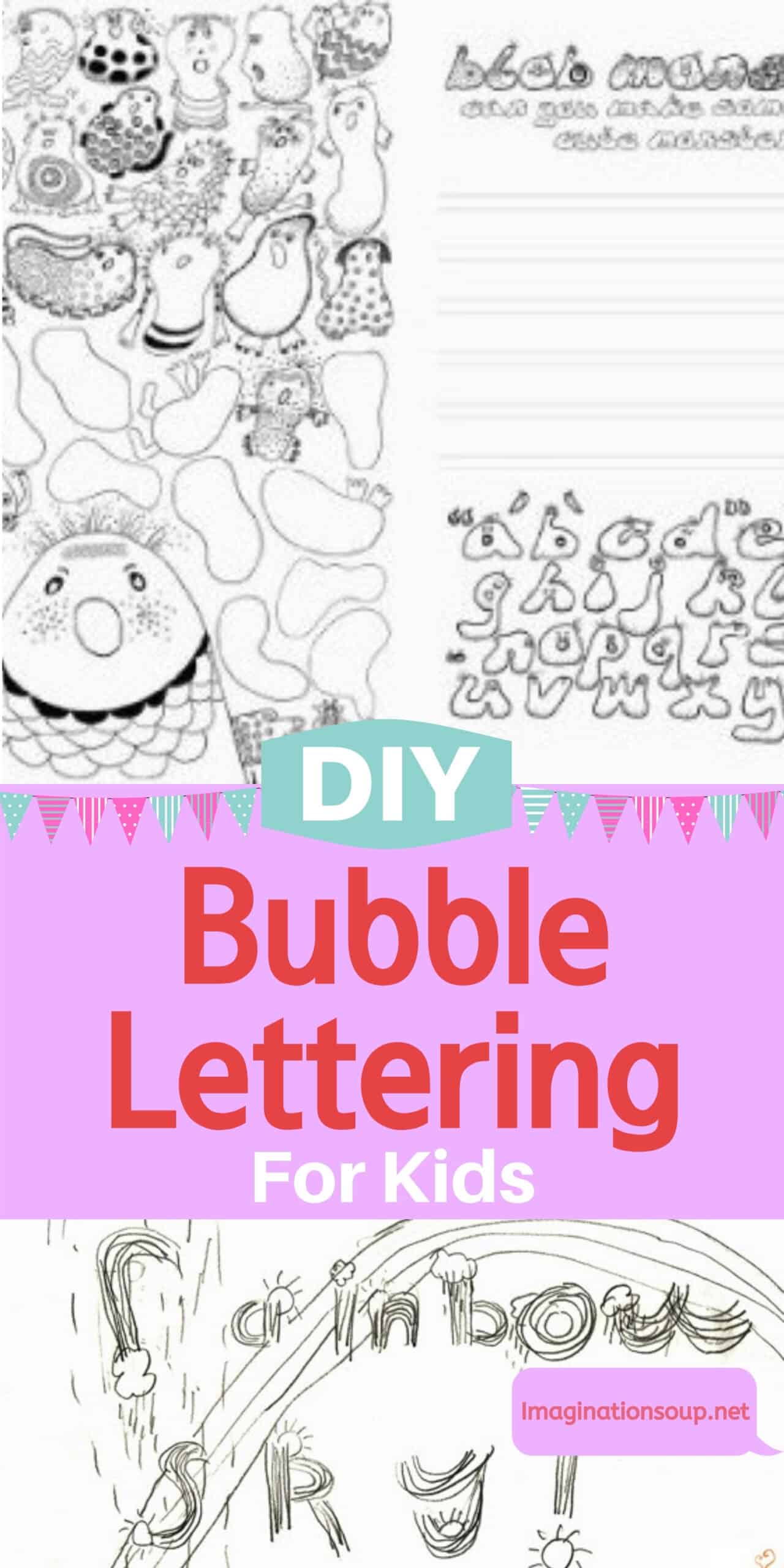 bubble lettering for kids
