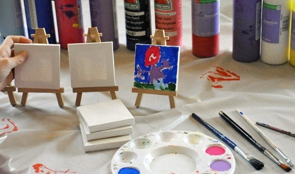 mini masterpieces with small canvases 