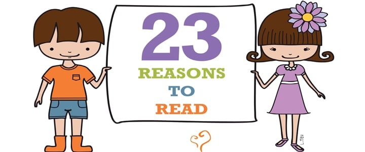 23 Reasons to Read Printable Poster