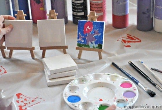 DIY Art Camp: Painting on Canvas