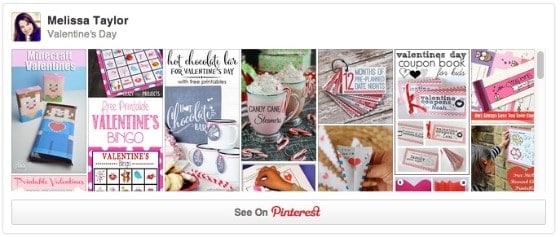 Valentine's Day Pinterest Board