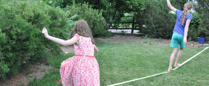Why the Slackline is My Kids’ Favorite Backyard Activity