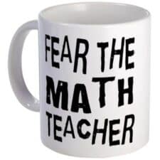math teacher coffee mug