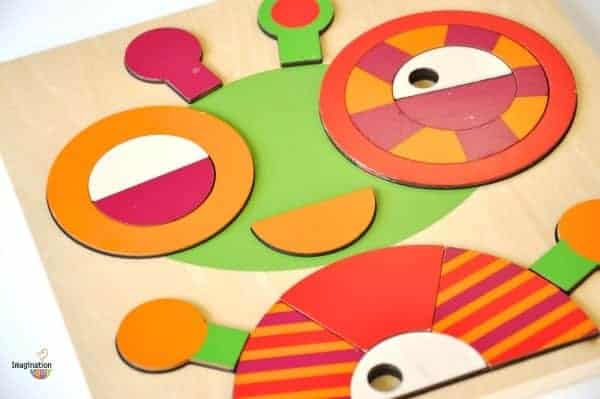 P'Kolino Wooden Puzzles for Preschoolers