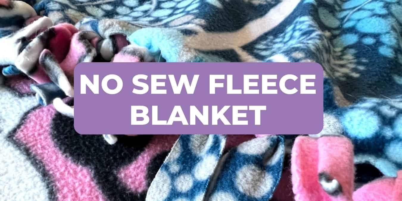 DIY No Sew Fleece Blanket Directions for Kids