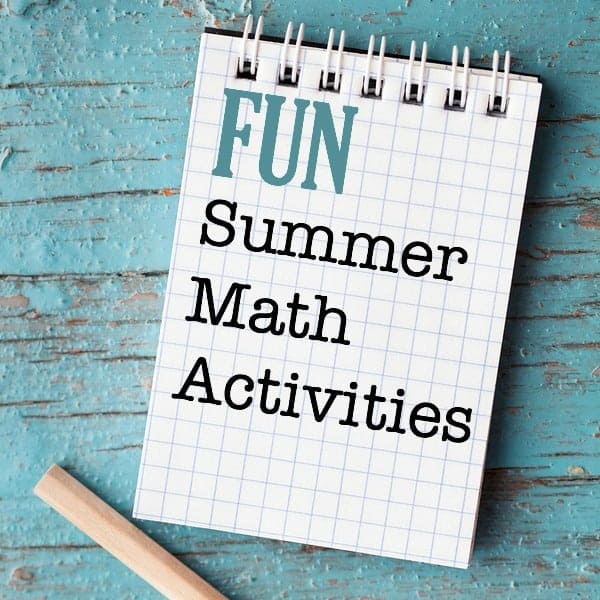 Summer Math Activities for Kids