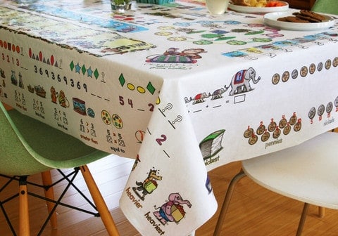 Table Time Learning Tablecloth