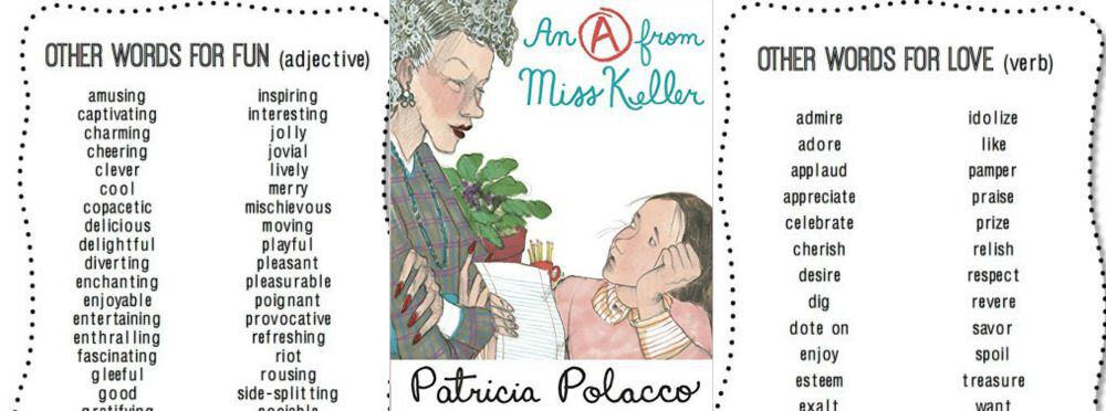 New Patricia Polacco Book! Miss Keller and the Thesaurus