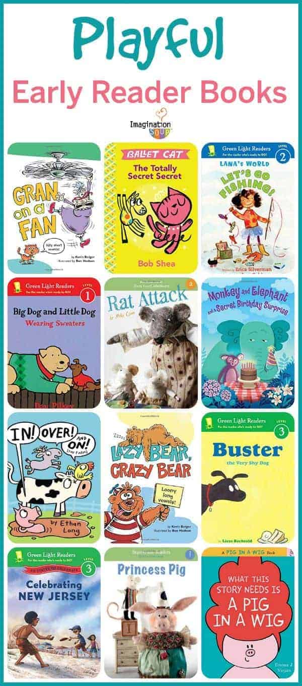 playful new early reader books for beginning readers (that they'll love!)