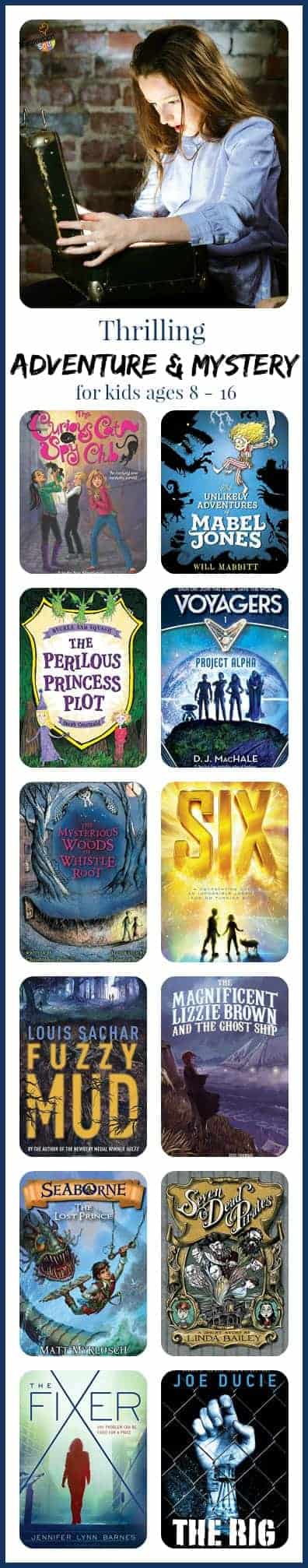 thrilling new adventure and mystery chapter book recommendations for kids