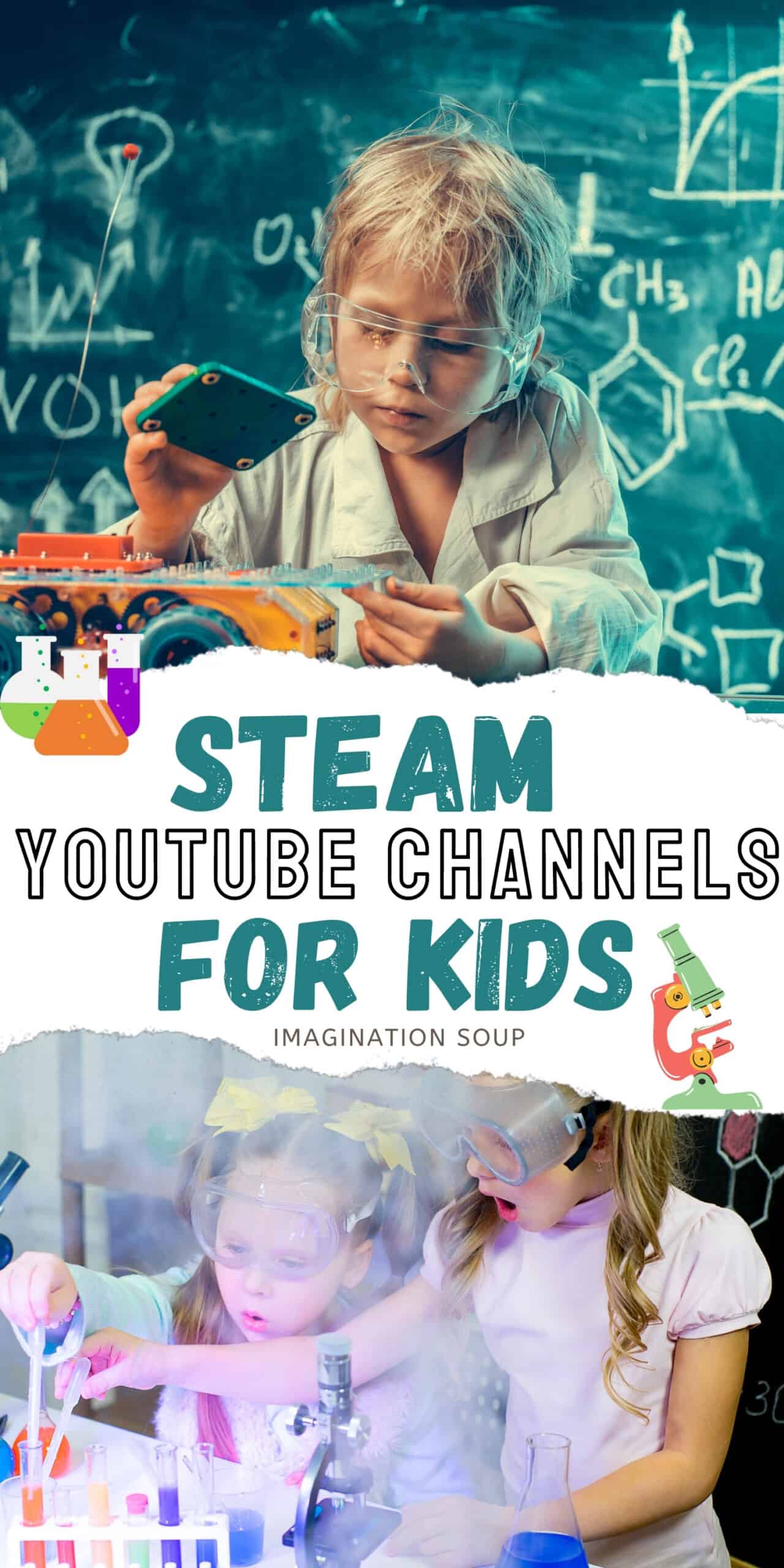 STEM & STEAM Youtube channels for kids