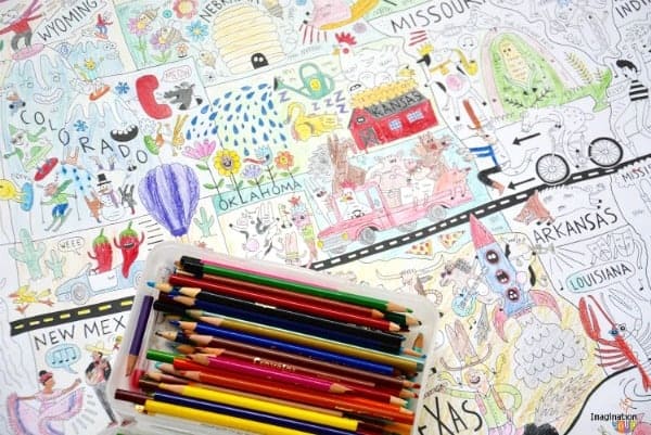 Big Family Fun with Gigantic Coloring Poster