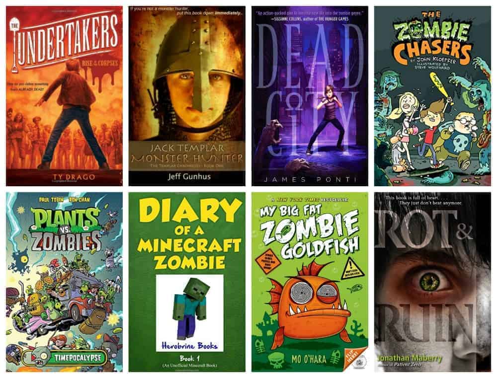 A Horde of Zombie Books (For Kids and Teens)