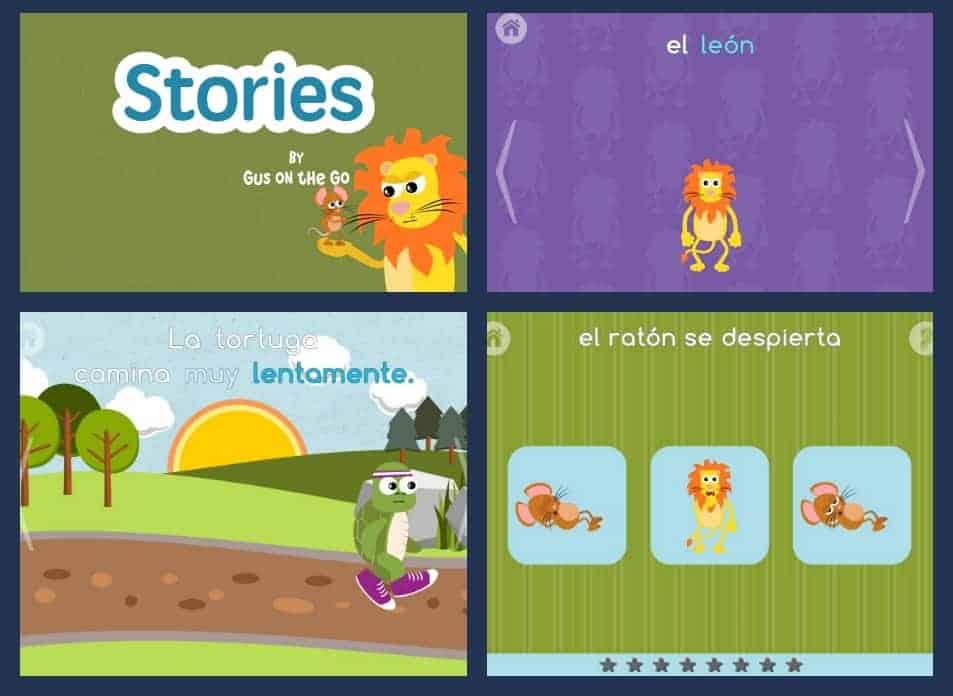 Stories by Gus on the Go: Spanish App for Kids