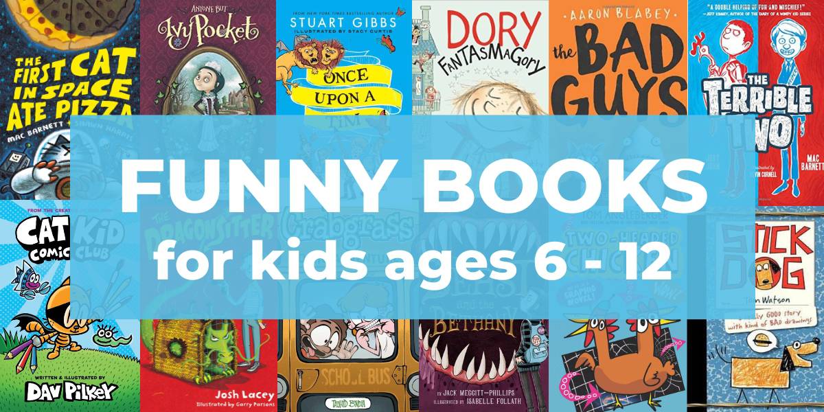 the best funny chapter and middle grade books for kids