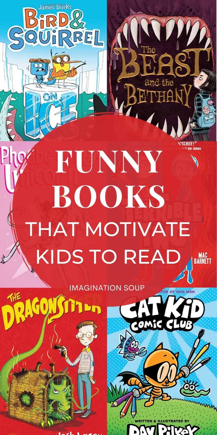 the best funny chapter books and middle grade books for kids