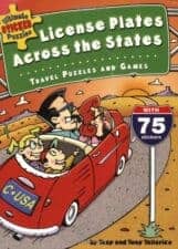 License Plates Across the States Travel Puzzles and Games Terrific Travel and Activity Books for Kids