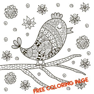 FREE bird coloring page fun bird activities for kids