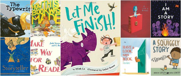 10 children's books about books, stories, reading, writing