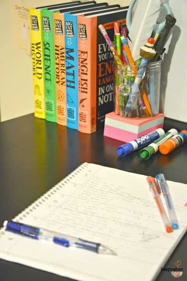 Create the Perfect Study Space for Your Tween #BigFatNotebooks