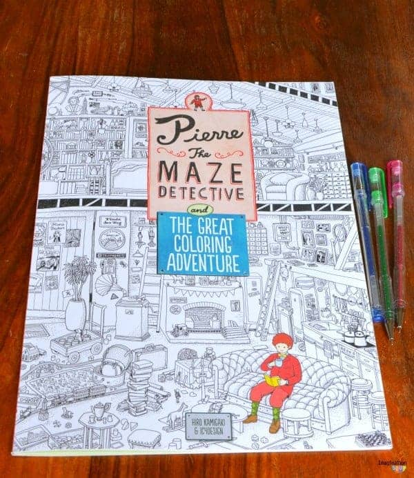 Pierre the Maze Detective Coloring Book