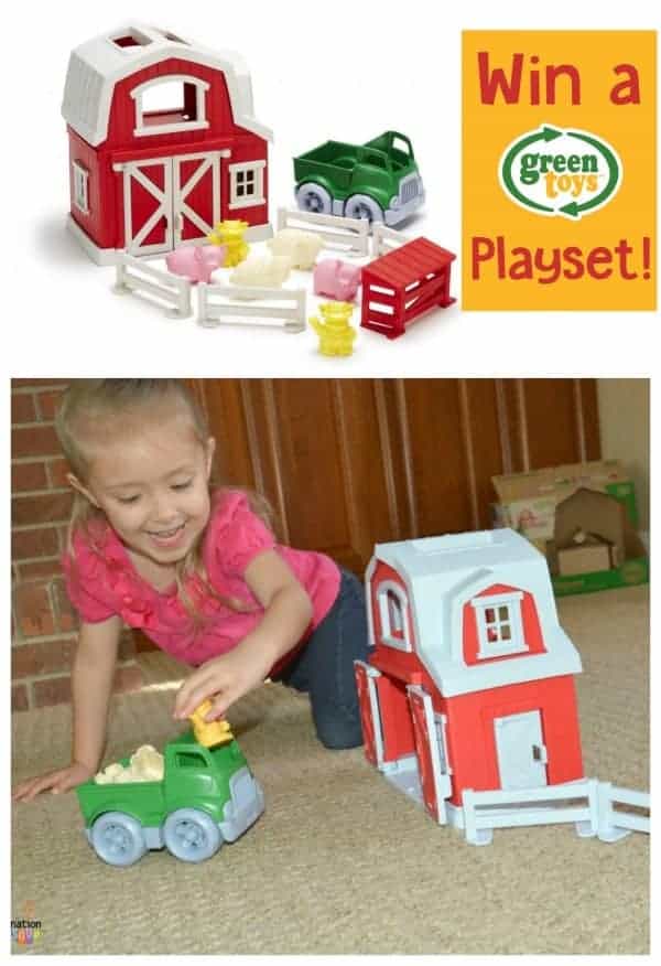 Giveaway! Enter to win a Green Toys Farm Playset 