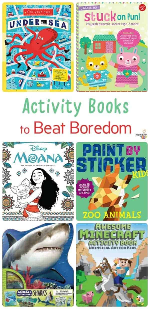 fun activity books to spark thinking, creativity, and engagement