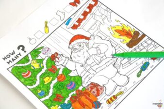 free Christmas coloring page for kids