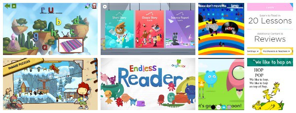 educational reading and writing apps for kids