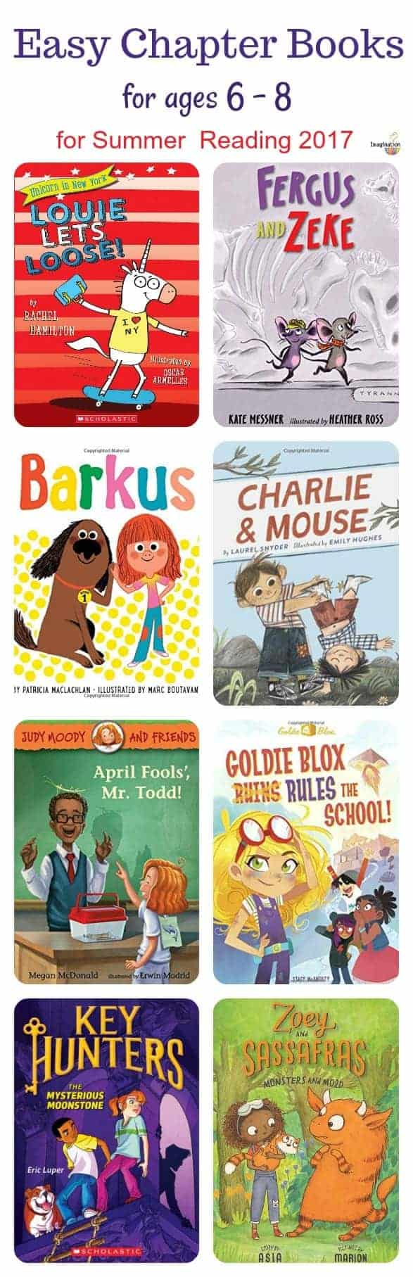 get your kids ages 6 to 8 reading with new, easy chapter books for 2017