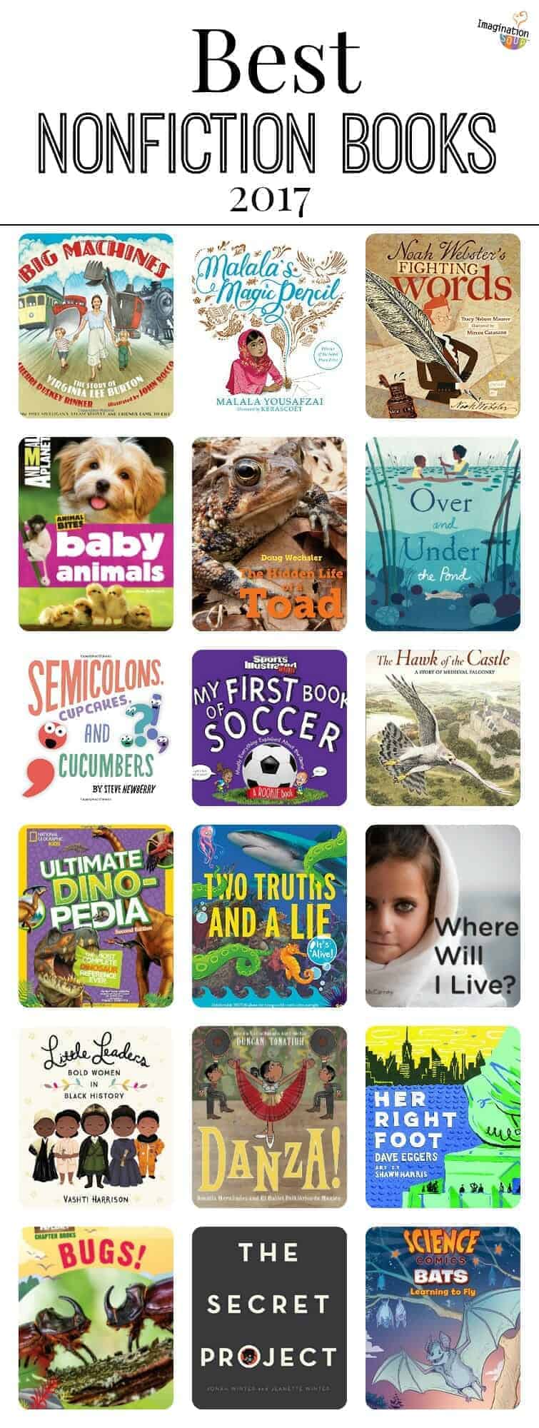 Best Nonfiction Children's Books of 2017