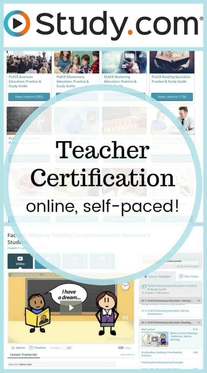 Online Self Paced Teacher Certification Classes And Exams At