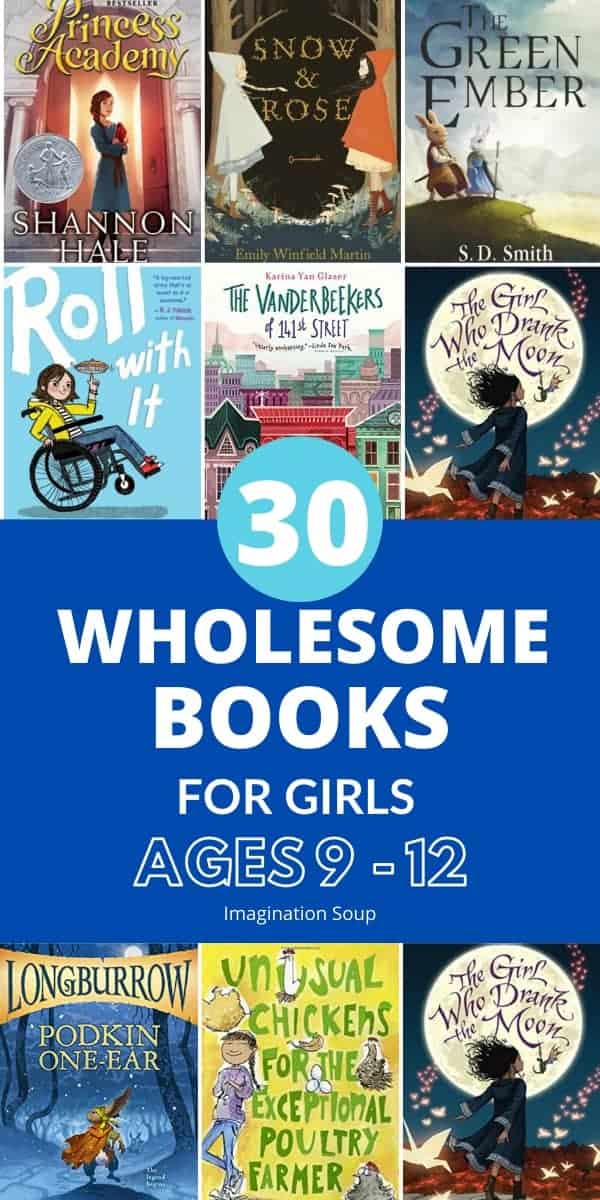 wholesome middle grade chapter books for girls ages 9 to 12