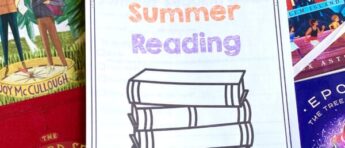 Free Summer Reading Printable Packet for Kids Ages 6 - 13