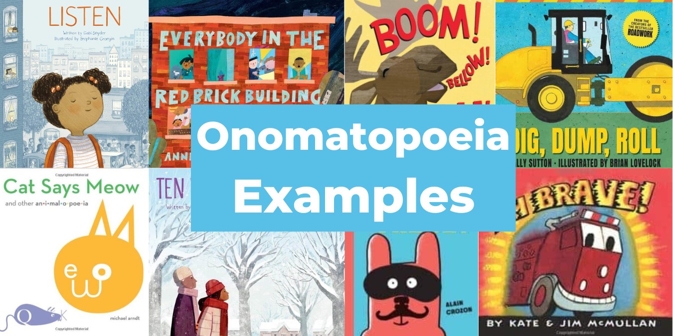 Onomatopoeia Examples in 20 Picture Books