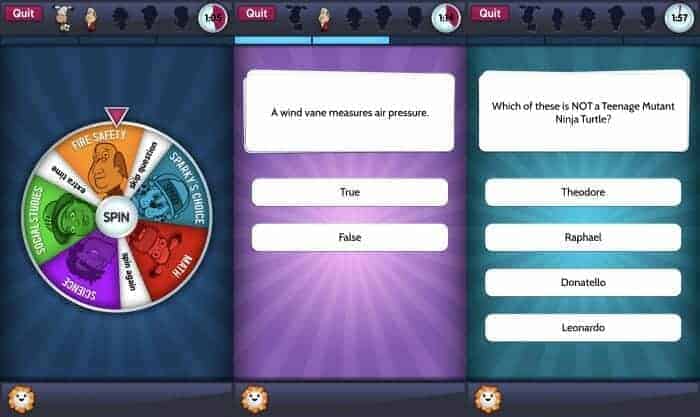 Sparky's Brain Busters app to teach kids fire safety
