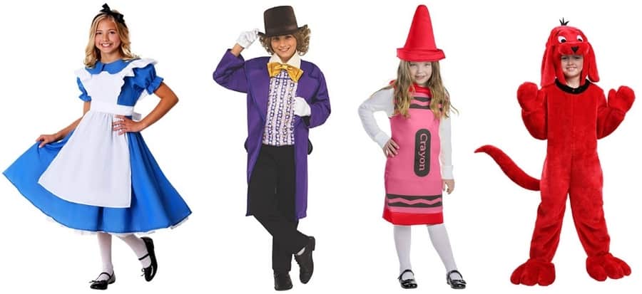 Favorite Book Character Costumes for Kids on Halloween