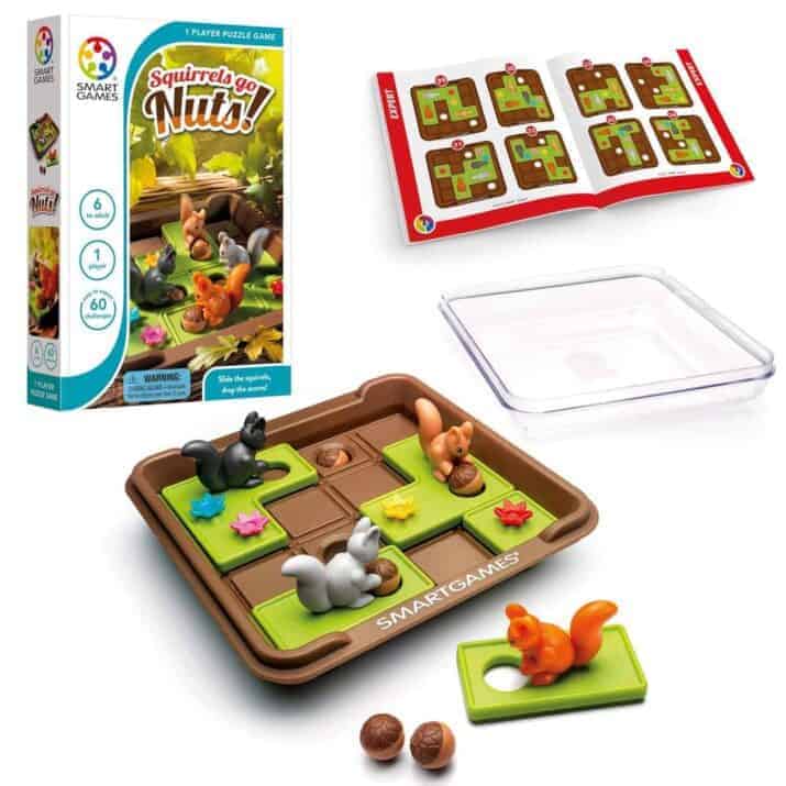 Adorable One Player Puzzle Game: Squirrels Go Nuts!