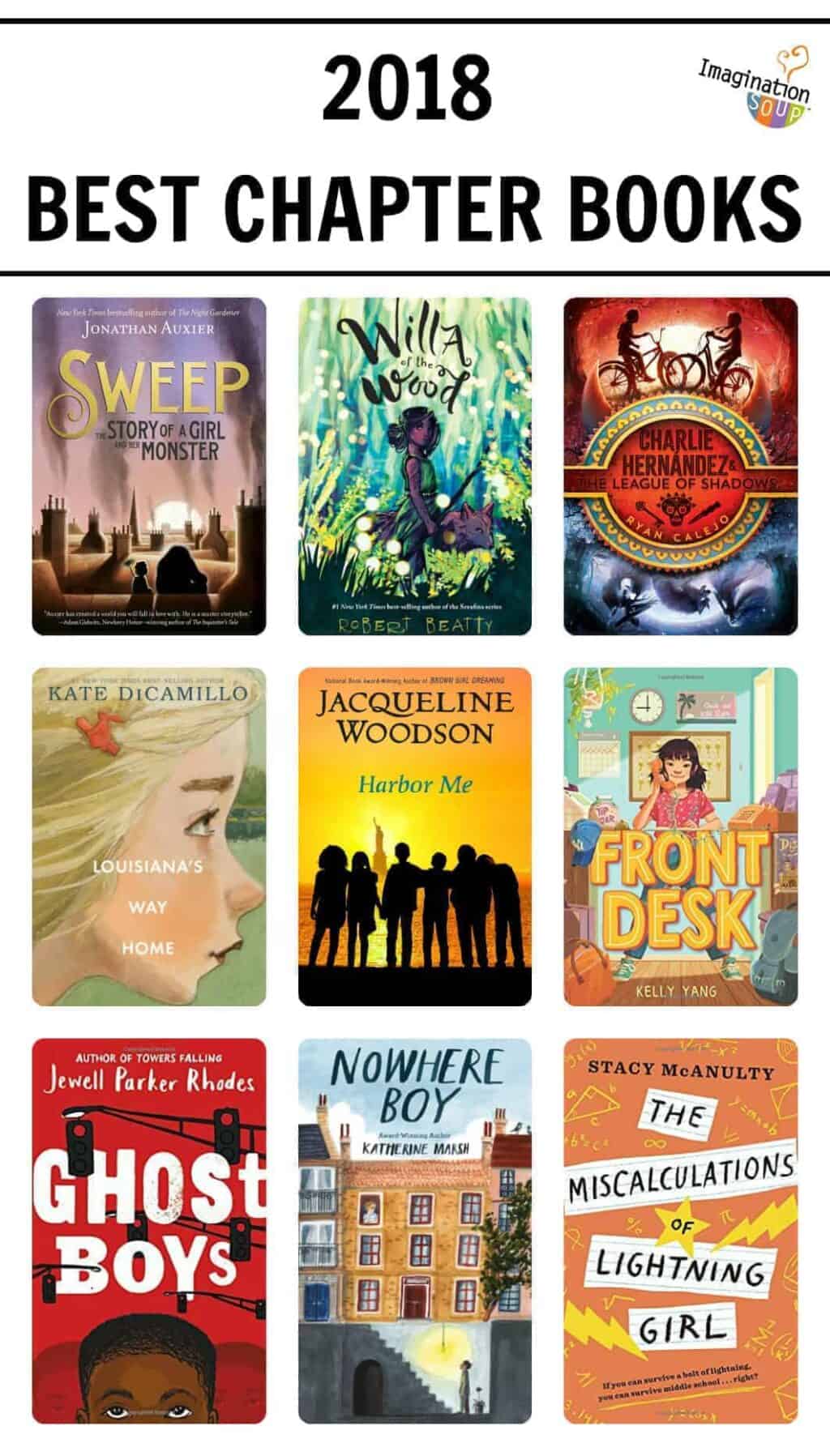 Best Middle Grade Chapter Books of 2018 - Imagination Soup